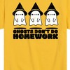 Boys' - Instant Message - Ghosts Don't Do Homework Short Sleeve Graphic T-Shirt - 2 of 4