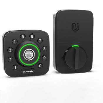 ULTRALOQ U-Bolt Pro 6-in-1 Bluetooth Enabled Fingerprint and Keypad Smart Deadbolt Door Lock with Wi-Fi Built