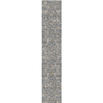 Nourison Nyle Vintage Indoor Rug Charcoal 2'3