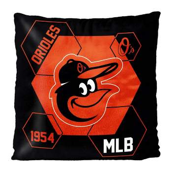 MLB Baltimore Orioles Connector Velvet Reverse Pillow