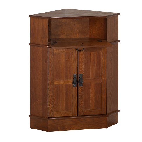 Accent Bathroom Floor Standing Storage Cabinet Unit With 3-Large Drawers