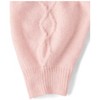 The Children's Place Girls Long Sleeve Faux Pearl Cable Knit Cropped Sweater - 3 of 4