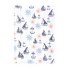 Hudson Baby Cotton Flannel Burp Cloths 7-Pack, Sunshine And Sailboats, One Size - 3 of 4