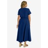 Jessica London Women's Plus Size Drawstring Maxi Dress - 3 of 4