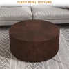 Burl Wood Coffee Table Natural Coffee Side Table For Living Room Modern Design Home Decor - 3 of 4