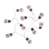 Northlight 10ct Snowmen with Top Hats LED Christmas Lights - 4.5 ft Clear Wire - 4 of 4