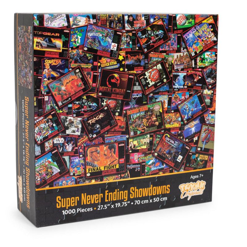 Toynk Super Never Ending Showdowns Retro Video Games 1000-Piece Jigsaw Puzzle, 2 of 8