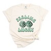 Simply Sage Market Green Dice Feeling Lucky Garment Dyed Tee - 2 of 4