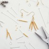 Genie Crafts 1200 Piece 20 Gauge Finding Eye Pins Bulk for Jewelry Making, Sewing, and DIY Crafts (8 Different Lengths) - 2 of 4