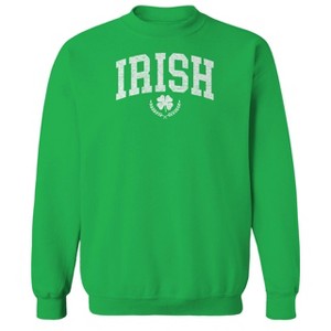 Rerun Island Men's Irish Collegiate 01 Long Sleeve Graphic Cotton Sweatshirt - 1 of 1