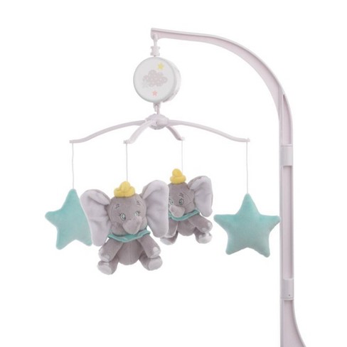 Disney Dumbo Shine Bright Little Star Musical Mobile Aqua Gray Yellow Target