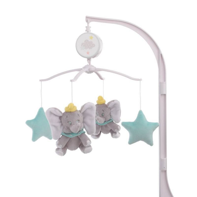Disney Baby Dumbo Shine Bright Little Star Musical Mobile - Aqua/Gray/Yellow, 1 of 4