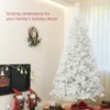 Aghana Digitals 7.5ft White Artificial Christmas Tree - 1346 Flame Retardant Branch Tips, Quick - 3 of 4