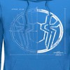 Men's Marvel Spider-Man: No Way Home Spider Icon Blueprint Pull Over Hoodie - image 2 of 4