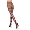 Memoi Lulea Striped Cotton Blend Sweater Tights - 3 of 4