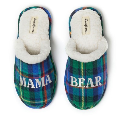 Mama bear sale buffalo plaid slippers