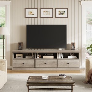 TV Stand for TV up to 80 Inches, Entertainment Center with Storage Drawer and Open Shelves, TV Console Unit for Living Room Bedroom - 1 of 4
