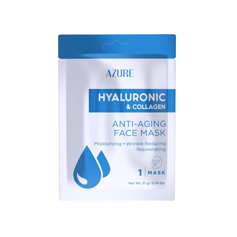 Azure Skincare Hyaluronic and Collagen Sheet Mask - 5ct, 3 of 5