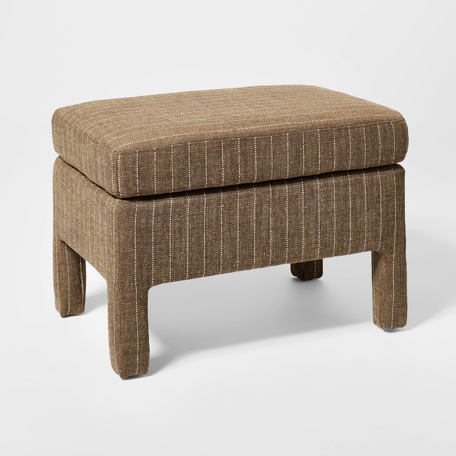 Bellfield Upholstered Ottoman - Threshold™ designed with Studio McGee