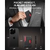 Paaaawaters typecase Wallet for Men: Rfid-blocking with Money Clip Slim Leather Bifold ID Window Smart Pop Up Card - 4 of 4
