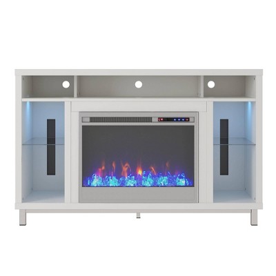 48" Yorkshire Fireplace Tv Stand White - Room & Joy