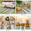 Acekool Reversible Outdoor Rug, Waterproof Plastic Straw Area Rug, Patio & Camping Carpet, Lightweight, Easy Clean, Portable for Deck & Backyard - 3 of 4