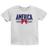 The Juniper Shop America Galaxy Coquette  Youth Short Sleeve Tee - 2 of 4
