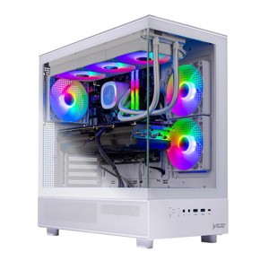 Skytech Azure 3 Gaming PC Desktop, Ryzen 7 9800X3D 4.7 GHz (5.2 GHz Turbo), NVIDIA RTX 5070 12GB, 2TB NVMe SSD, 32GB RAM RGB, 850W PSU, 360mm ARGB AIO - 1 of 1