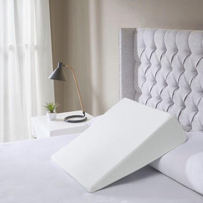 Kumasinova 24" Wedge Bed Pillows,Therapeutic Standard Pillow for Sleeping Support,OEKO-TEX Certified Memory Foam Pillows,White