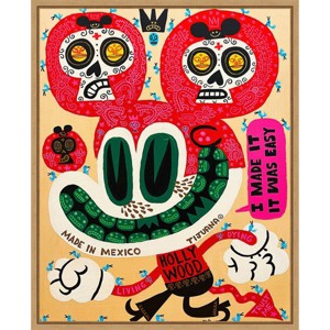 Amanti Art Hollywood Mouse No 1 by Jorge R. Gutierrez Framed Canvas Wall - 1 of 4