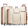 KTMBDW Luggage Sets 6 Piece, Expandable Hardside Carry on Suitcase Set with Spinner Wheels, Lightweight Rolling Luggage Sets for Women with TSA Lock - 2 of 4