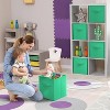 Sorbus 11 Inch Foldable Fabric Storage Cube Bin with Handles - for Organizing Pantry, Closet, Nursery, Playroom, and More - 2 of 4