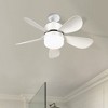 BestParts 16" Flush Mount Ceiling Fan with Dimmable LED - 3-Blade Quiet Motor, 3 Color Temperatures - 3 of 4