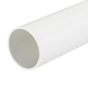 Unique Bargains High Impact Water Plumb Cable Sleeve PVC Rigid Round Pipes 13" Length - 1 of 3