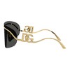 Dolce & Gabbana DG 2320 02/87 Womens Shield Sunglasses Gold 40mm - 3 of 3