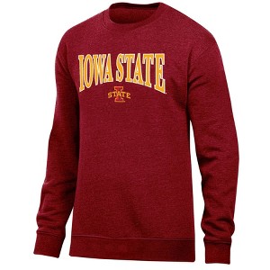 NCAA Iowa State Cyclones Men's Crew Neck Fleece Sweatshirt - 1 of 3