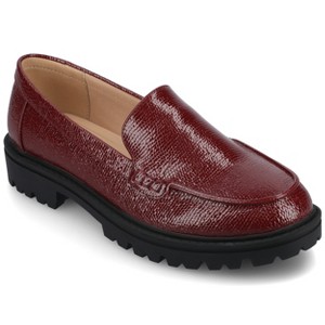 Journee Women's Comfort Systems Erika Medium and Wide Width Loafer - 1 of 4
