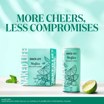 NAKED LIFE Non-Alcoholic Mojito - 4pk/8.4 fl oz Cans