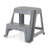 Gracious Living 2 Step Stool w/ Non Slip Feet, Holds Up to 300 Pounds
