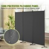 VEVOR Room Divider, 3 Panel Room Dividers and Folding Privacy Screens, Fabric Partition Room Dividers for Office, Bedroom, Dining Room, Gray - 3 of 4