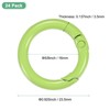 Unique Bargains Metal Spring O Rings Zinc Alloy Durable Multipurpose Lightweight Buckle 5/8 Inch - 3 of 4