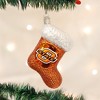 Old World Christmas Blown Glass Ornament for Christmas Tree, Oklahoma State Stocking - 2 of 3