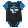MLS Charlotte FC Infant Girls' 3pk Bodysuit - 3 of 4