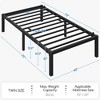 Yaheetech Metal Platform Bed Frame with Heavy Duty Steel Support - 3 of 4