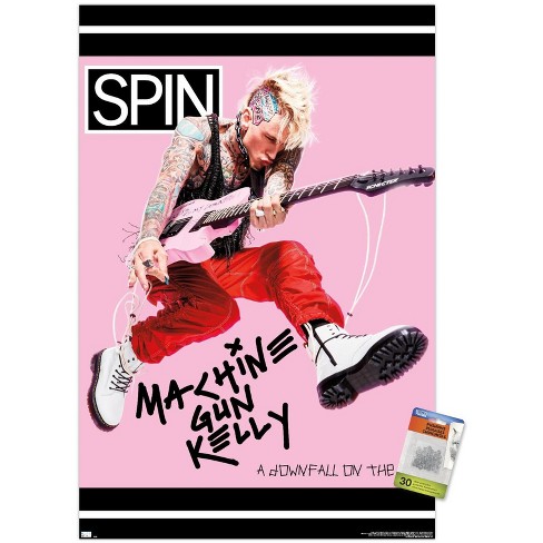 Trends International Spin Magazine - Machine Gun Kelly 20 Unframed Wall ...