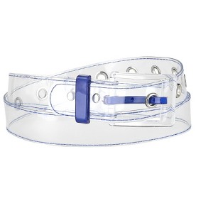 INSPIRE CHIC Womens Grommet Clear Waist Belt Plus Size Waist Belts for Jeans Dresses 1 Pc - 1 of 4