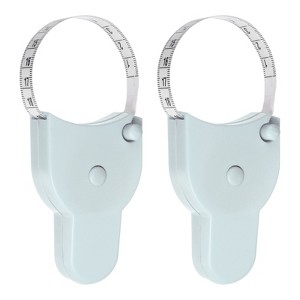 Unique Bargains Ergonomic Handle Telescopic Retractable Lock Pin Push-Button Tape Rulers and Measuring Tools 60in 2 Pcs - 1 of 4