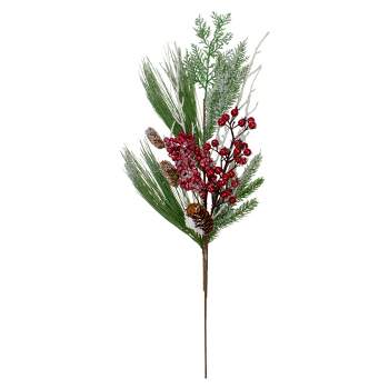 Northlight 20 Rose Gold Pine Branch Artificial Christmas Spray : Target