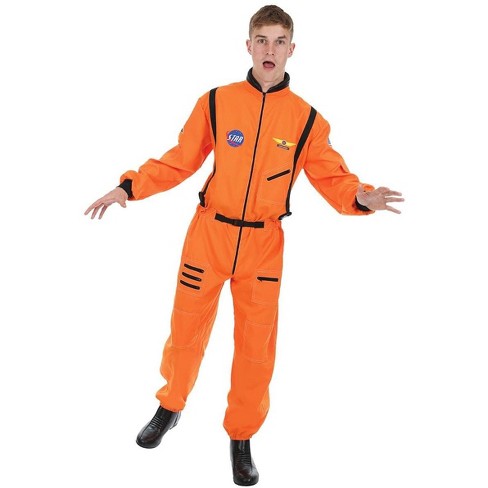 orange space suit for astronaut