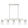 Savoy House Calhoun 5 - Light Chandelier in  Satin Nickel - 3 of 4
